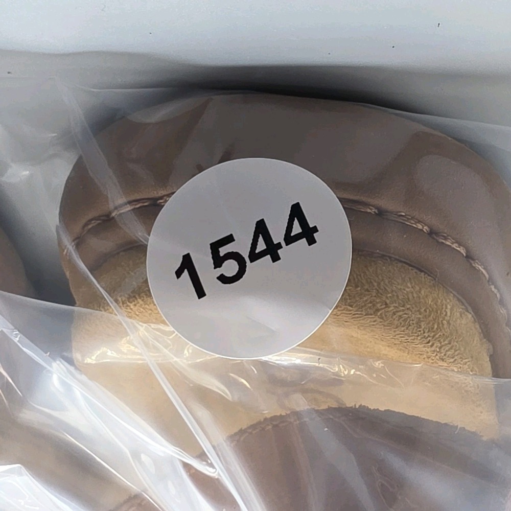 Born Kat Clogs Womens 7 Ivory Tan Shearling Leather Sling Back Comfort Cozy - Picture 12 of 13